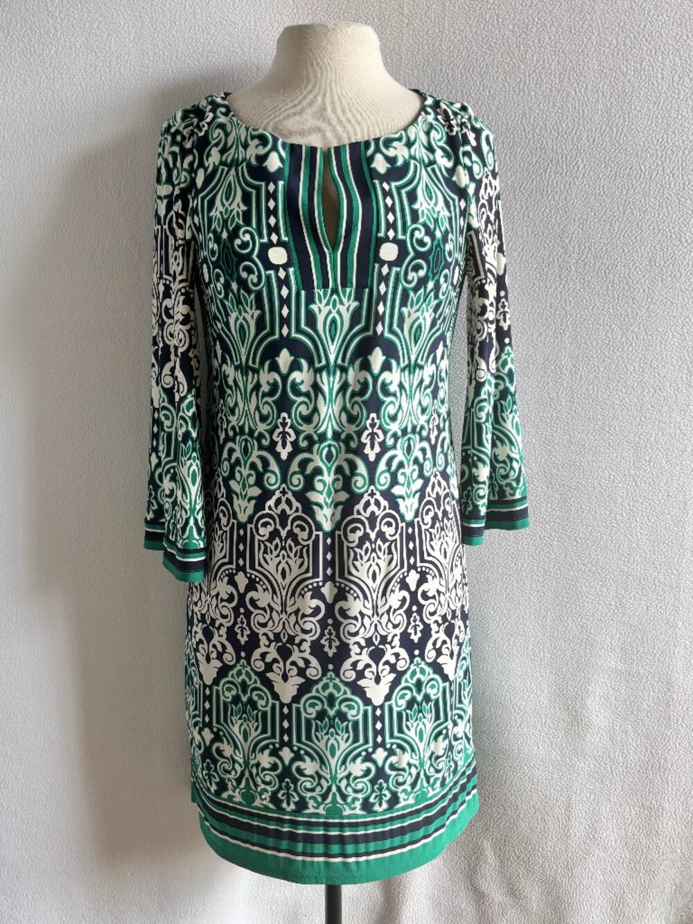 Colorful Print Shift Dress